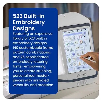 Brother Celeste CX1e Embroidery Machine - Aurora Sewing Center