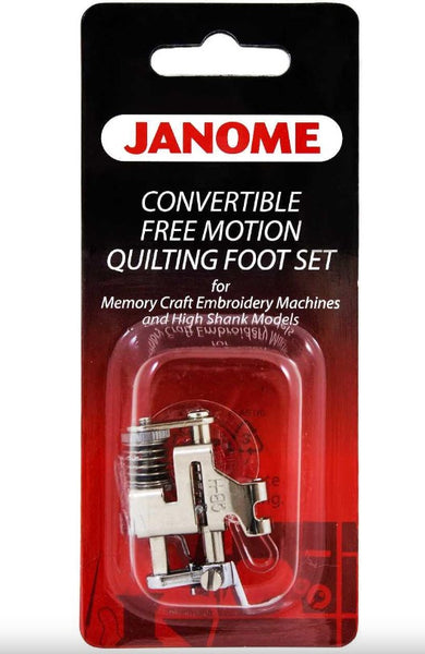 Janome Convertible Free Motion Quilting Foot Set High Shank - 202001003
