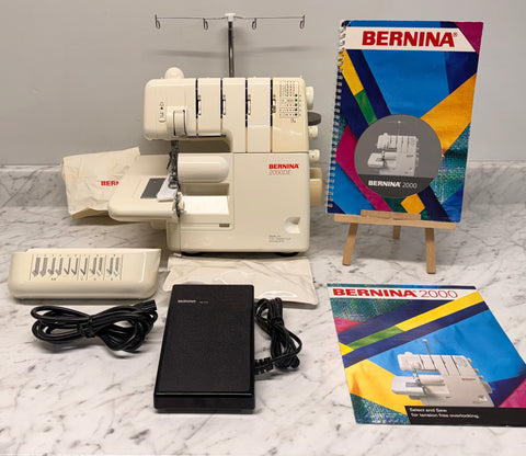 used BERNINA 2000 DE serger (excellent condition) – Aurora Sewing