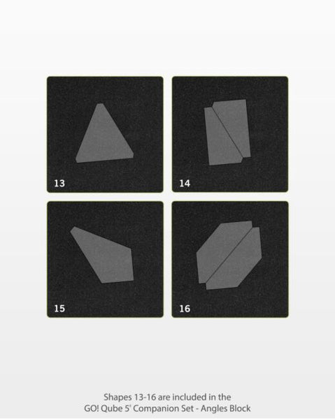 AccuQuilt GO! Qube 5" Companion Set Angles (55581) – Aurora Sewing Center