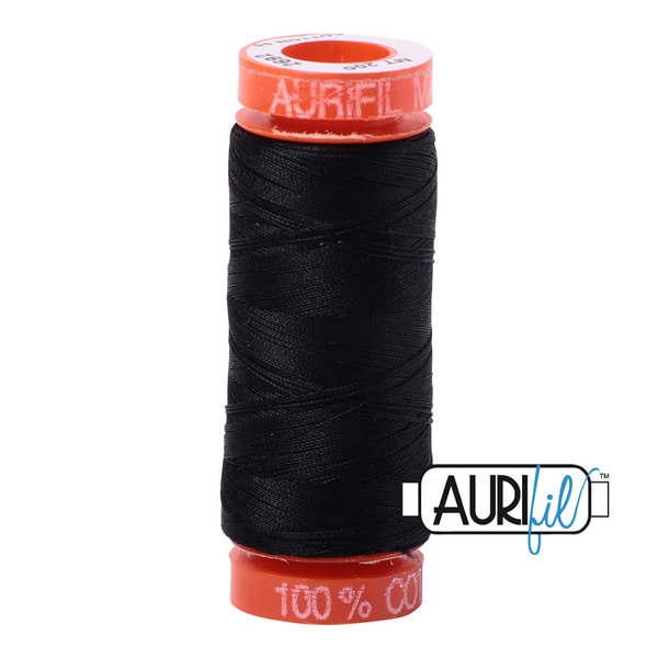 Aurifil 50 Wt Smaller Cotton Thread Black 2692 – Aurora Sewing Center