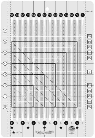 Stripology Squared Mini Ruler – Aurora Sewing Center