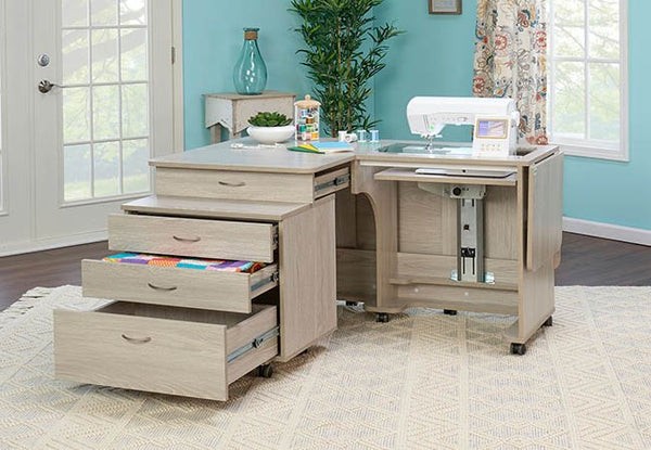 GoDecor Sewing Table Sewing Machine Craft Cart Cabinets Clearance