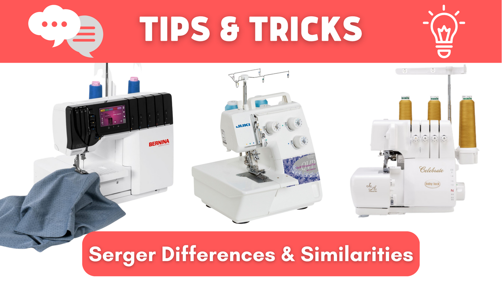 What to Think About When it Comes to Sergers! Aurora Sewing Center