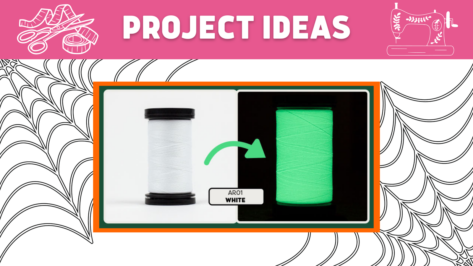 Glow in the dark thread deals