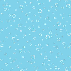 Benartex - Swim With Me - Bubbly Turquoise