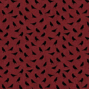 Harvest Gathering by Dianna Swartz - Crows Claret - 1 Yard