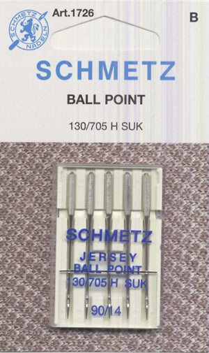 Schmetz Jersey/Ball Point Needles 90/14 5 pack