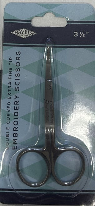 Havel's 3.5-inch Double Curved Embroidery Scissors - Extra Fine Tip ...