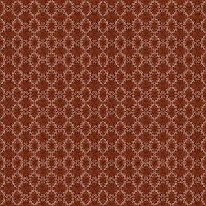 Harvest Gathering by Dianna Swartz - Medallion Geo Claret - 1 Yard