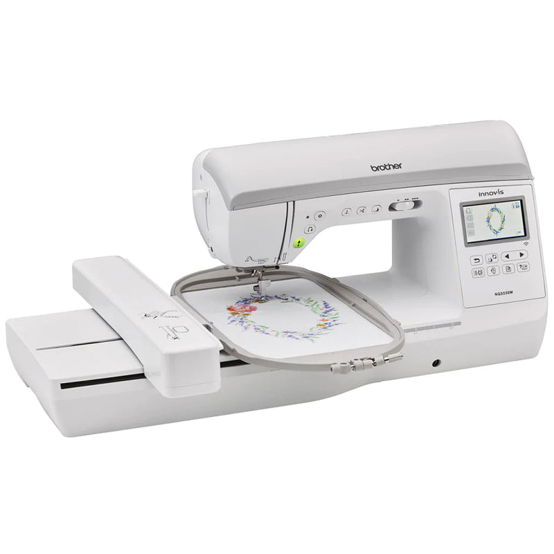 Combination sewing and embroidery machines