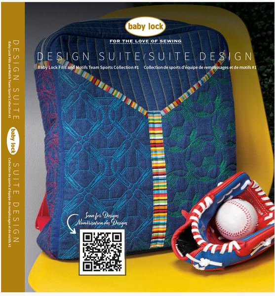 Baby Lock Design Suite Collection - Fills and Motifs Team Sports Colle ...