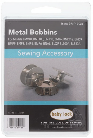 Baby Lock Metal Bobbins 12 Pack for Mutli-Needles & Straight Stitch machines