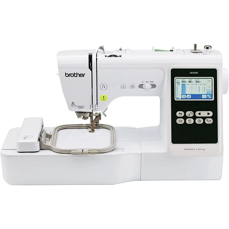 Combination sewing and embroidery machines