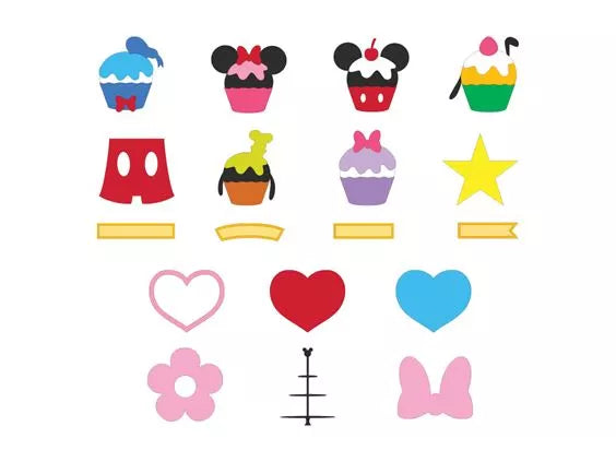 Disney Mickey and Friends Applique Pattern Collection #1, 33 Patterns ...