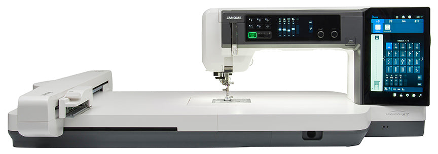 Janome Continental M17 Professional Sewing and Embroidery Machine
