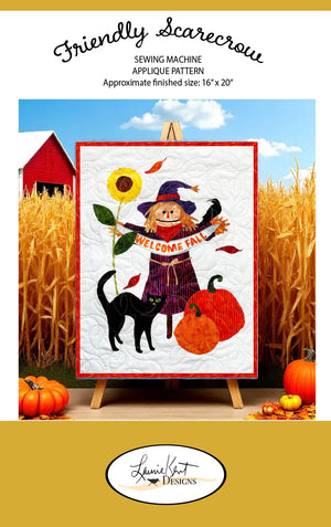 Friendly Scarecrow - Laurie Kent Sewing Pattern