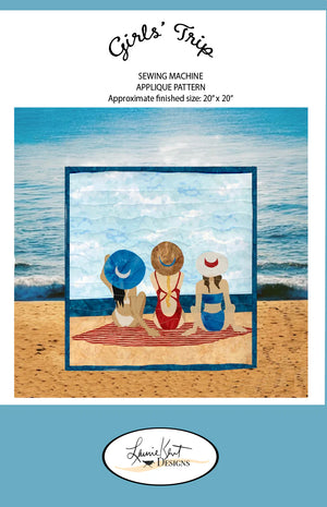 Girls Trip Applique Pattern - Laurie Kent Sewing Pattern