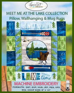 Meet Me At The Lake Collection - Laurie Kent Embroidery Design
