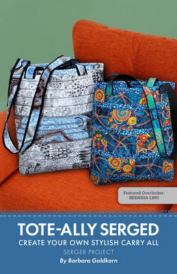 Cutting Edge Serger Designs Tote-Ally Serged Tote – Aurora Sewing Center