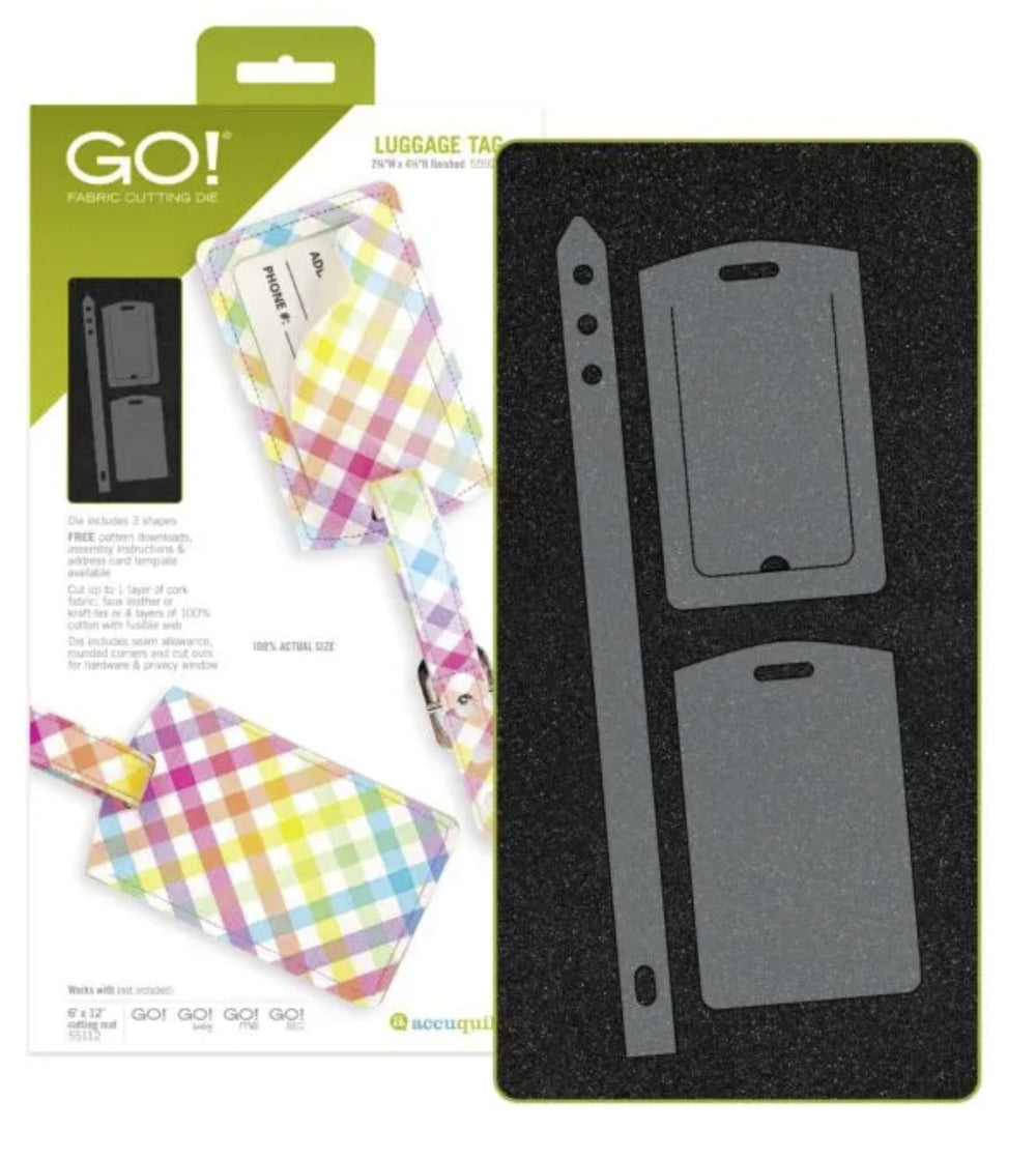 Go Tag GO! Luggage Tag Die - 55922 – Aurora Sewing Center