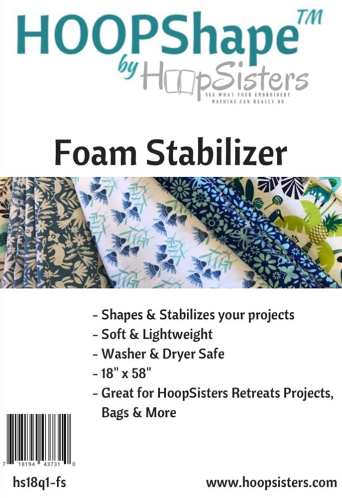 HoopSisters - HOOPShape Foam Stabilizer – Aurora Sewing Center