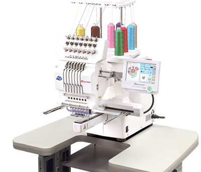 Happy Japan HCH-701P 7-needle Embroidery Machine – Aurora Sewing