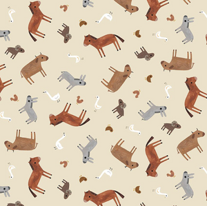 Hay Stable Animals - Dear Stella Nativity Advent Christmas Collection