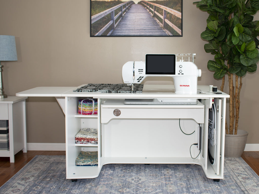 Horn Model 9030 Sewing and Embroidery Cabinet – Aurora Sewing Center