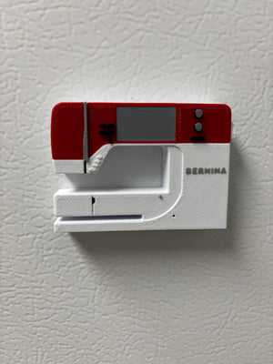 Bernina 735 Red Patchwork Fridge Magnet
