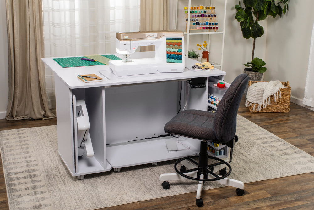 Koala All-In-One Embroidery Studio in White – Aurora Sewing Center