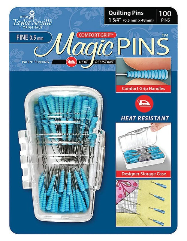 Magic Pins Quilting Fine - 100 pack – Aurora Sewing Center
