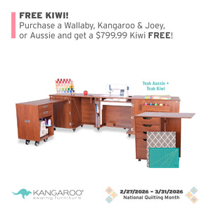 Aussie Sewing Cabinet (Hydraulic Lift)