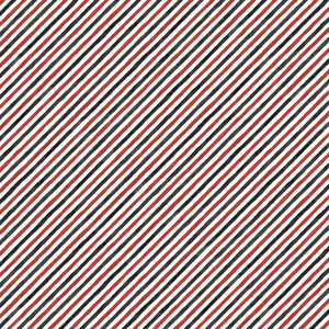 Moda - Merry Gnome-Ments - Red And Blue Stripes - 1 Yard