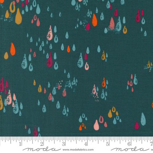 Moda Things Above - Raindrops - Deep Sea - 1 Yard – Aurora Sewing Center