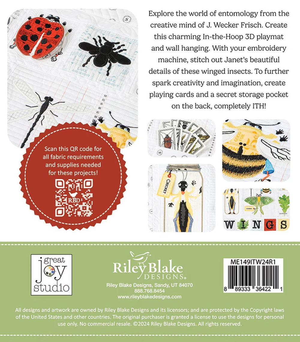 In the Wings Quilt by Riley Blake - Embroidery Design – Aurora Sewing ...