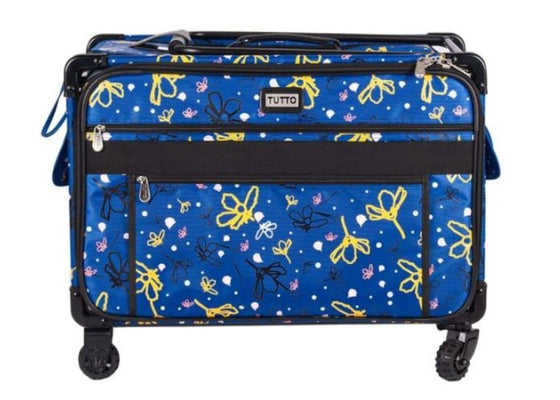 Tutto Sewing Machine Trolley 24-inch XL on wheels BLUE