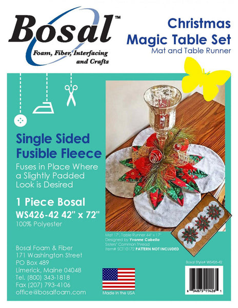 Single Sided Fusible For Christmas Magic Table Set 45in x 72in – Aurora ...