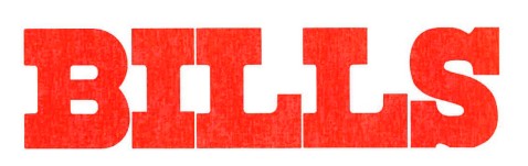 Fusible Applique - Bills Lettering Red 7
