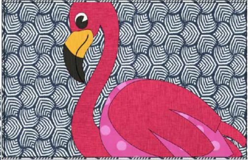 Flo Mingo Canvas Rug Kit - Approx. 33 x 51