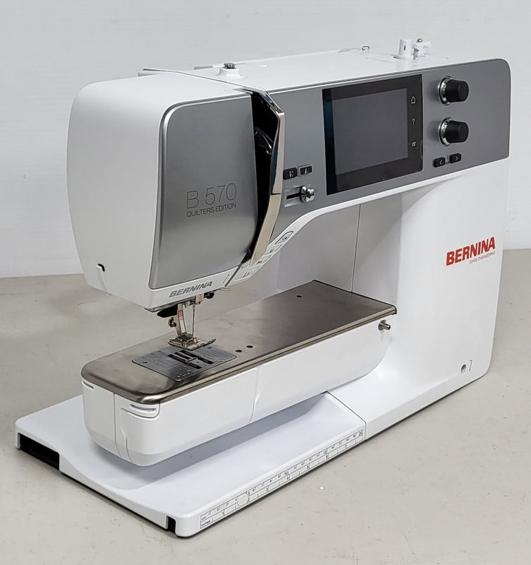 used BERNINA 570 QE sewing machine with embroidery (low usage) Aurora