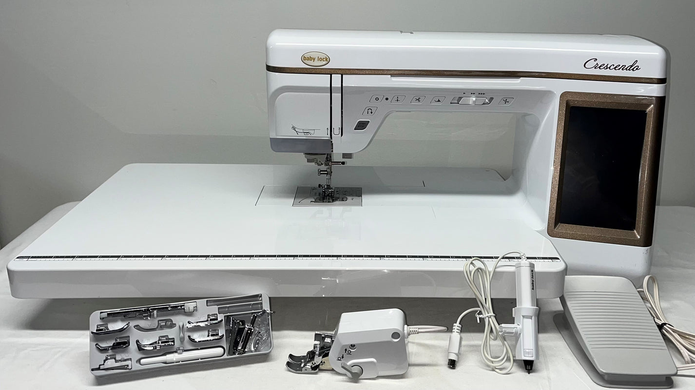used Baby Lock CRESCENDO sewing machine – Aurora Sewing Center