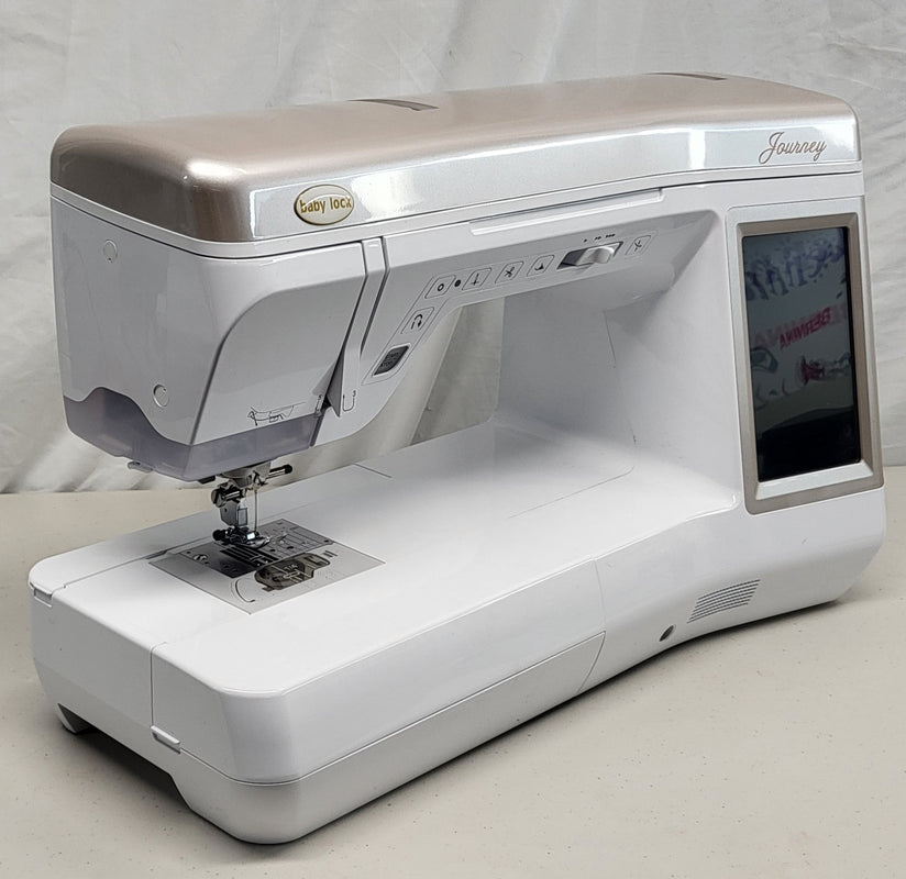 Used Baby Lock Journey sewing and embroidery machine Aurora Sewing Center