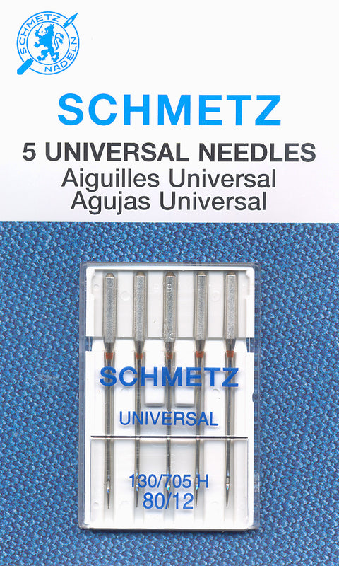 Aiguille universelle, 60 ; 70 ; 80 ; 90 ; 100, Schmetz