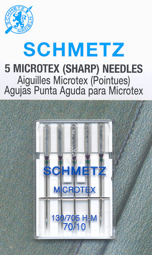 Schmetz Microtex Needles 70/10 - 5 pack