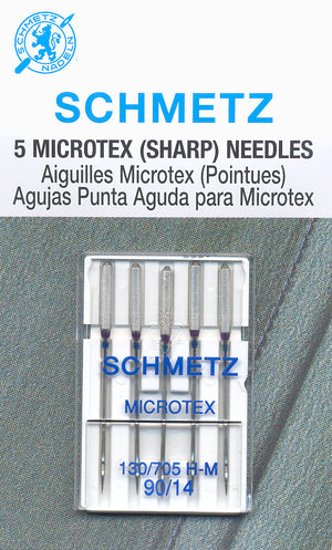 Schmetz Microtex Needles 90/14 - 5 pack