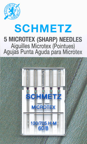 Schmetz Microtex Needles 60/8 - 5 pack