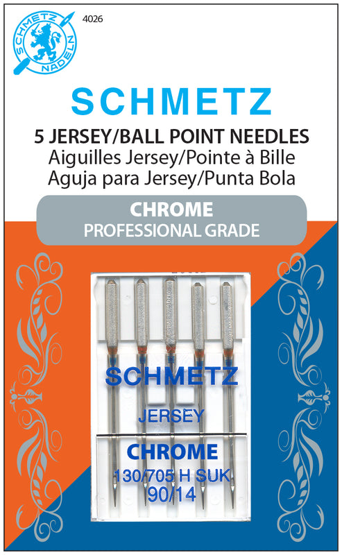 Schmetz Ball Point Jersey Machine Needles 90/14