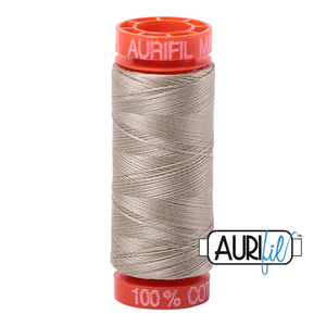 Beige Aurifil Cotton Thread Large Spool, 1422 Yards, MK50 2314