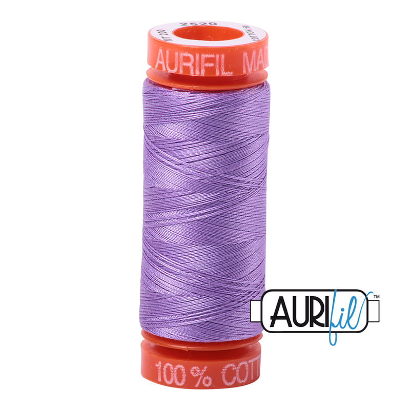 Aurifil 50 Wt Smaller Cotton Thread Violet 2520 – Aurora Sewing Center